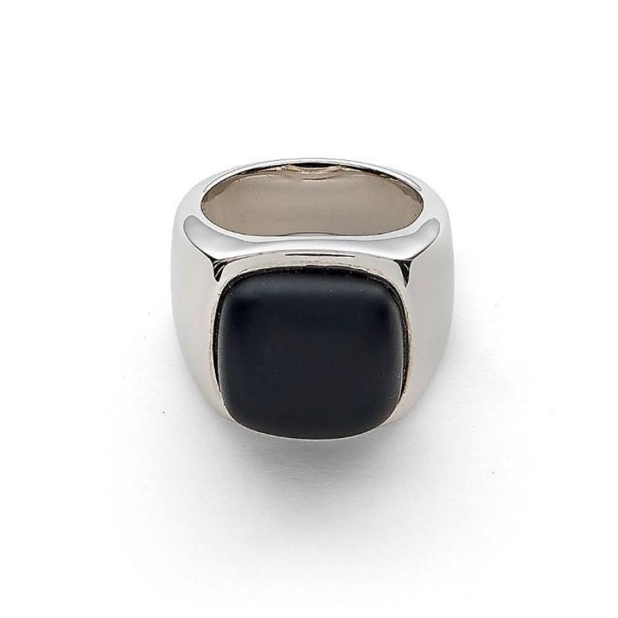 Smykker Alexander Lynggaard CPH Ringe Til Maend | Alexander Lynggaard Cph Hope Signet Ring Black Onyx