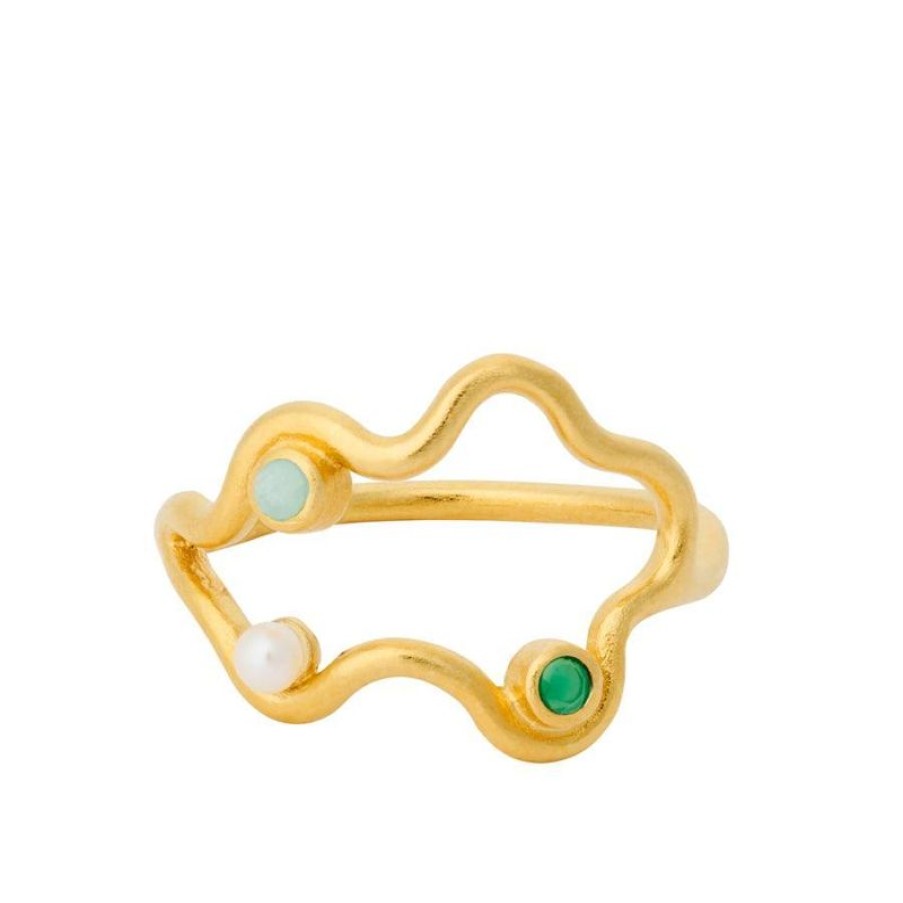 Smykker Pernille Corydon Perle Ringe | Pernille Corydon Cove Ring - R-116-Gp