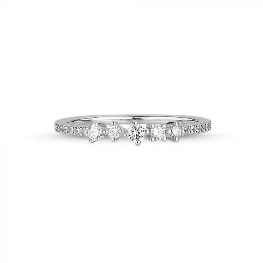 Smykker Nuran Diamant Ringe | Nuran 14Kt Noelle Ring Med Diamanter - A3056Hg