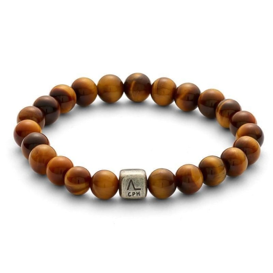 Smykker Alexander Lynggaard CPH Armband Til Maend | Alexander Lynggaard Cph Tiger Eye Colorup 8Mm