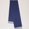 Mulberry Mulberry | Mulberry Small Solid Merino Wool Scarf Night Sky