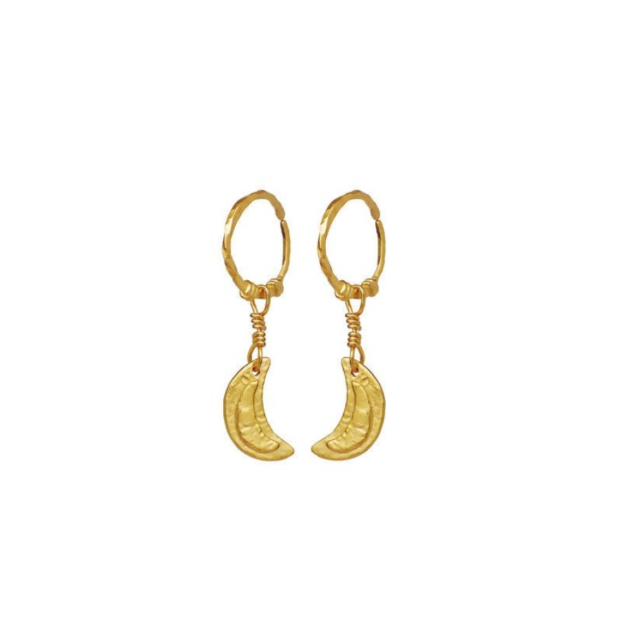 Smykker Maanesten Creoler & Hoops | Maanesten Odessa Earrings Forgyldt