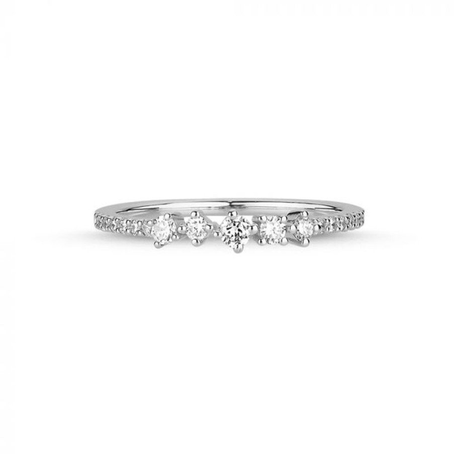 Smykker Nuran Forlovelsesringe | Nuran 14Kt Noelle Ring Med Diamanter - A3056Hg