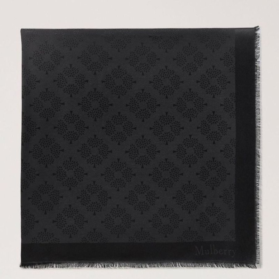 Mulberry Mulberry | Mulberry Tree Square Silk Black