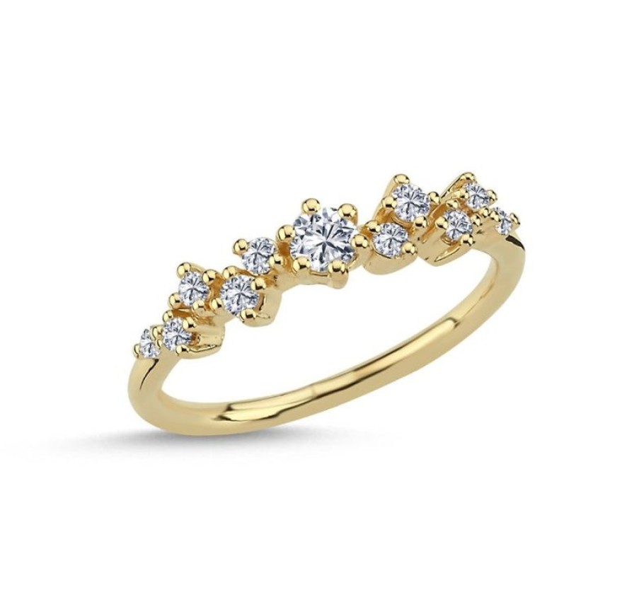 Smykker Nuran Diamant Ringe | Nuran Twinkle Ring Med Diamanter