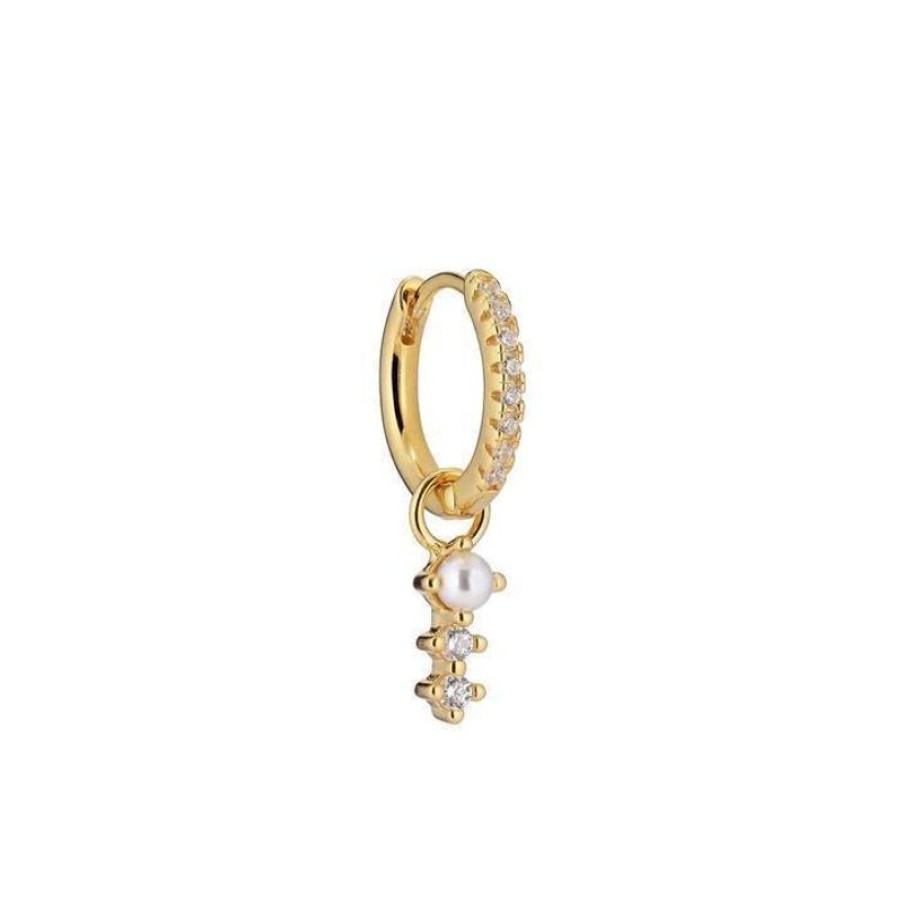 Smykker The Earring Shop Oreringe | The Earring Shop Charm Hoop Orering - Fw2001