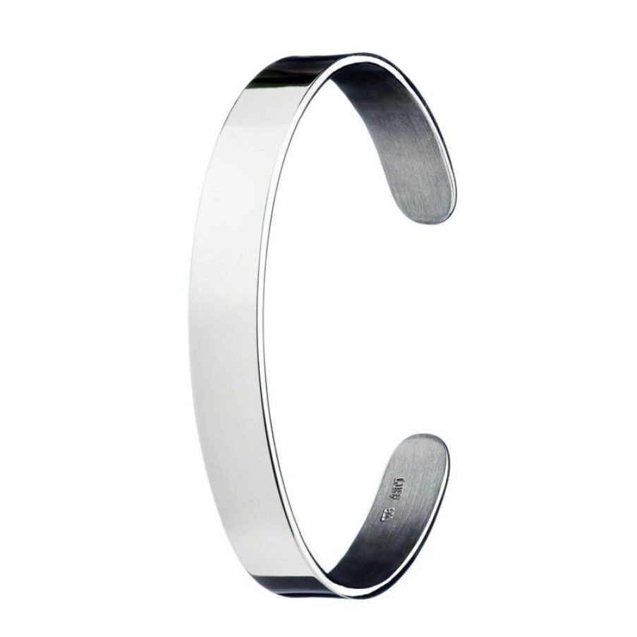 Smykker Cuff Copenhagen Solv Armband | Cuff Copenhagen Solv Armring Poleret 10Mm