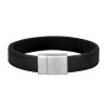 Smykker Nordahl Andersen Armband Til Maend | Son Of Noa Herre Amrband Sort Laeder 12Mm