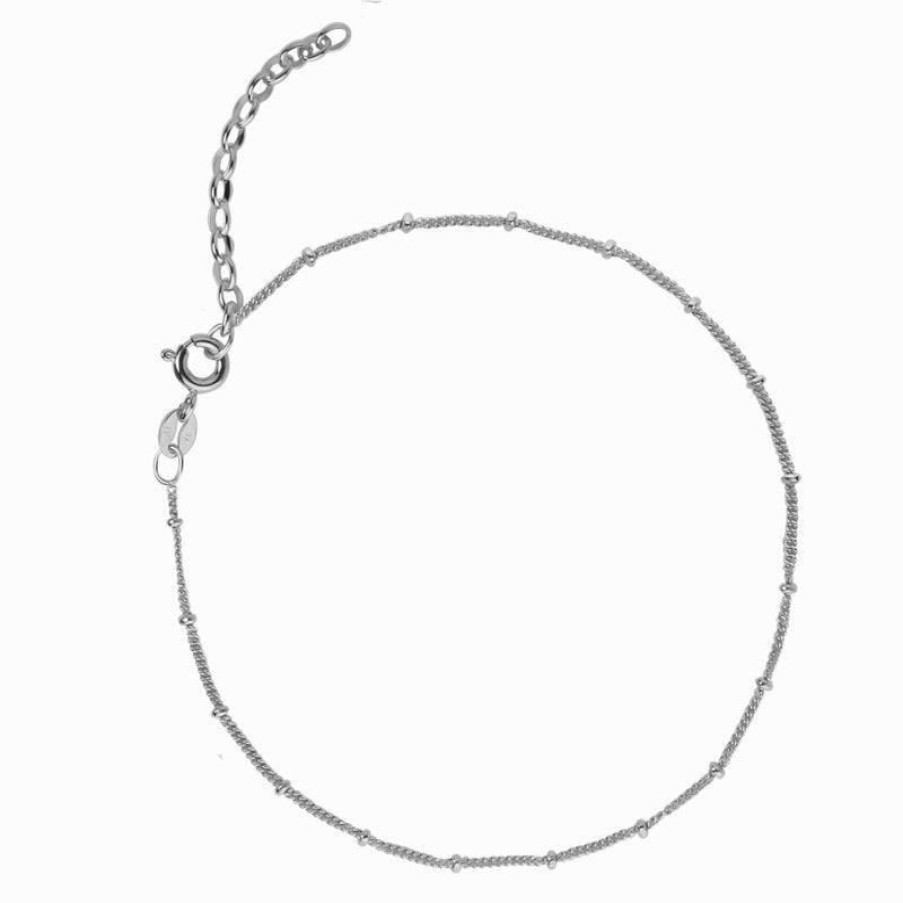 Smykker Jeberg Jewellery | Jeberg Jewellery Nelly Solv Ankelkaede - 4502-S