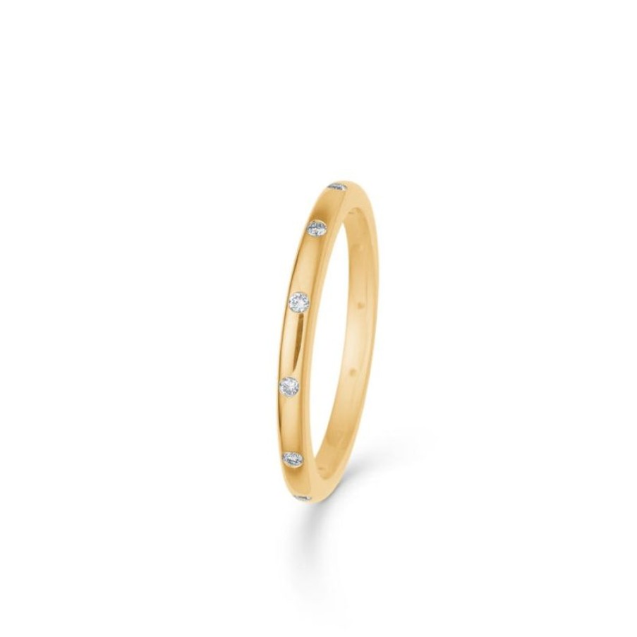 Smykker Mads Z Forlovelsesringe | Mads Z 14Kt Poetry Ring 0.11Ct W.Si