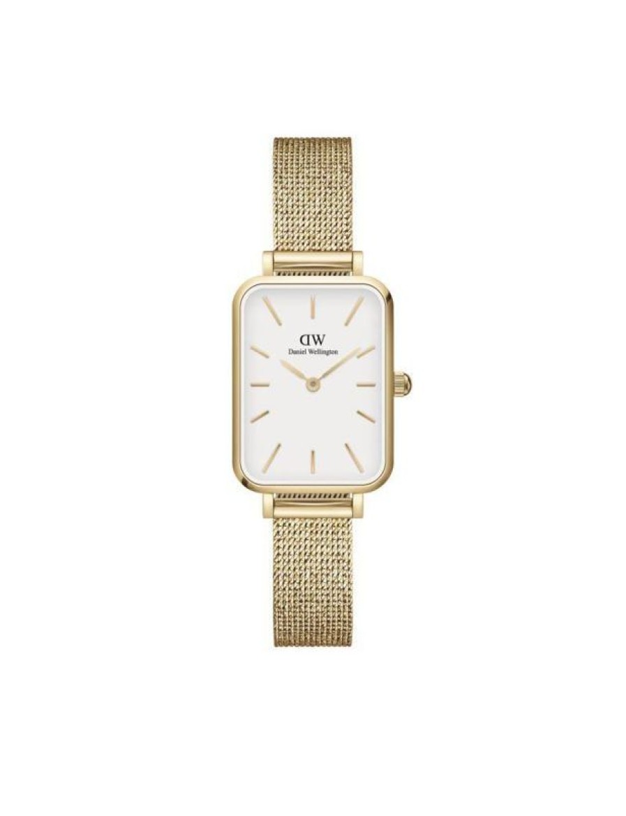 Ure Daniel Wellington Dameure | Daniel Wellington Quadro Pressed Evergold - Dw00100556