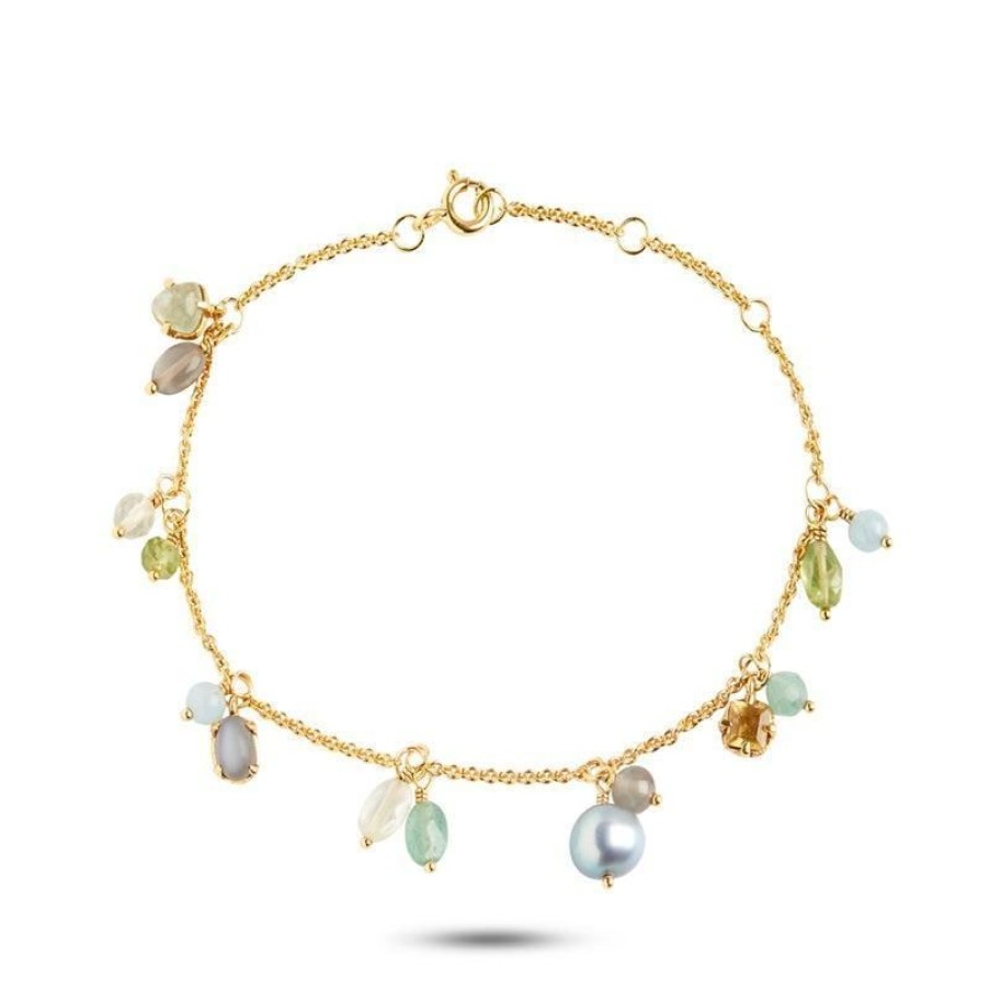 Smykker Carré Jewellery Perlearmband | Carre Candy Aqua Armband