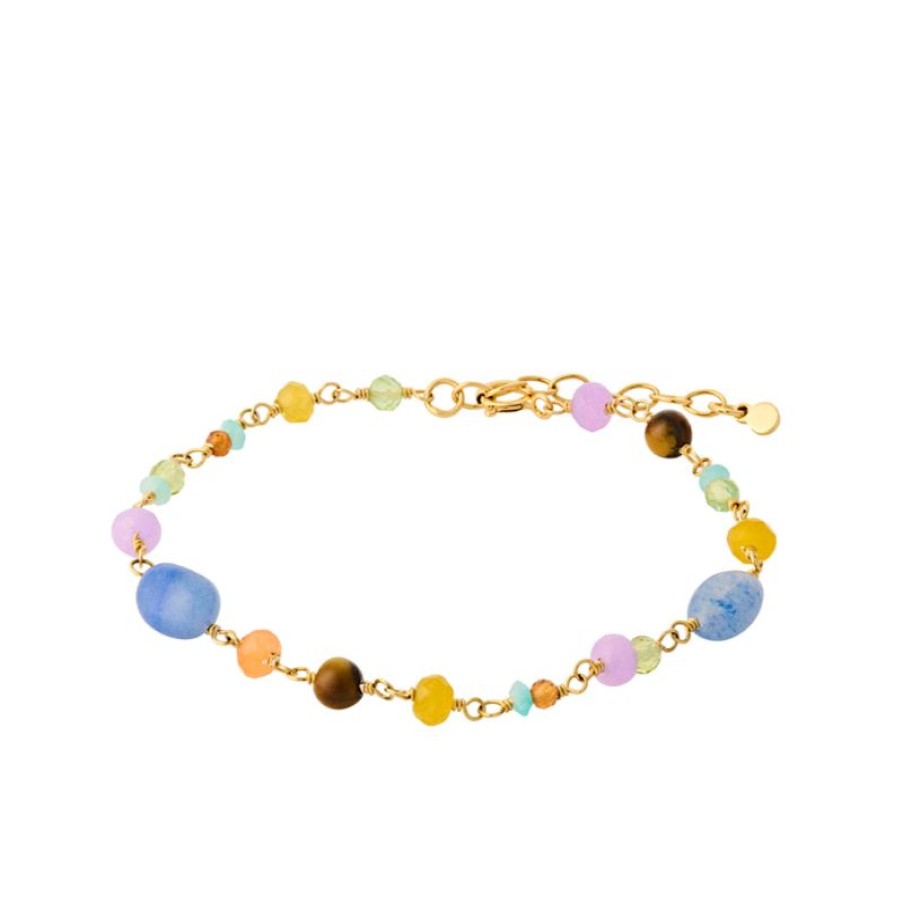 Smykker Pernille Corydon Perlearmband | Pernille Corydon Summer Shades Forgyldt Armband