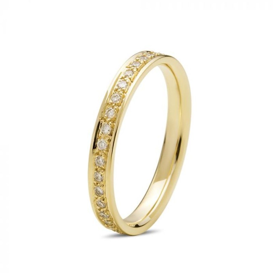 Smykker Nuran Diamant Ringe | Nuran 14Kt Diwa Ring Med Brillanter