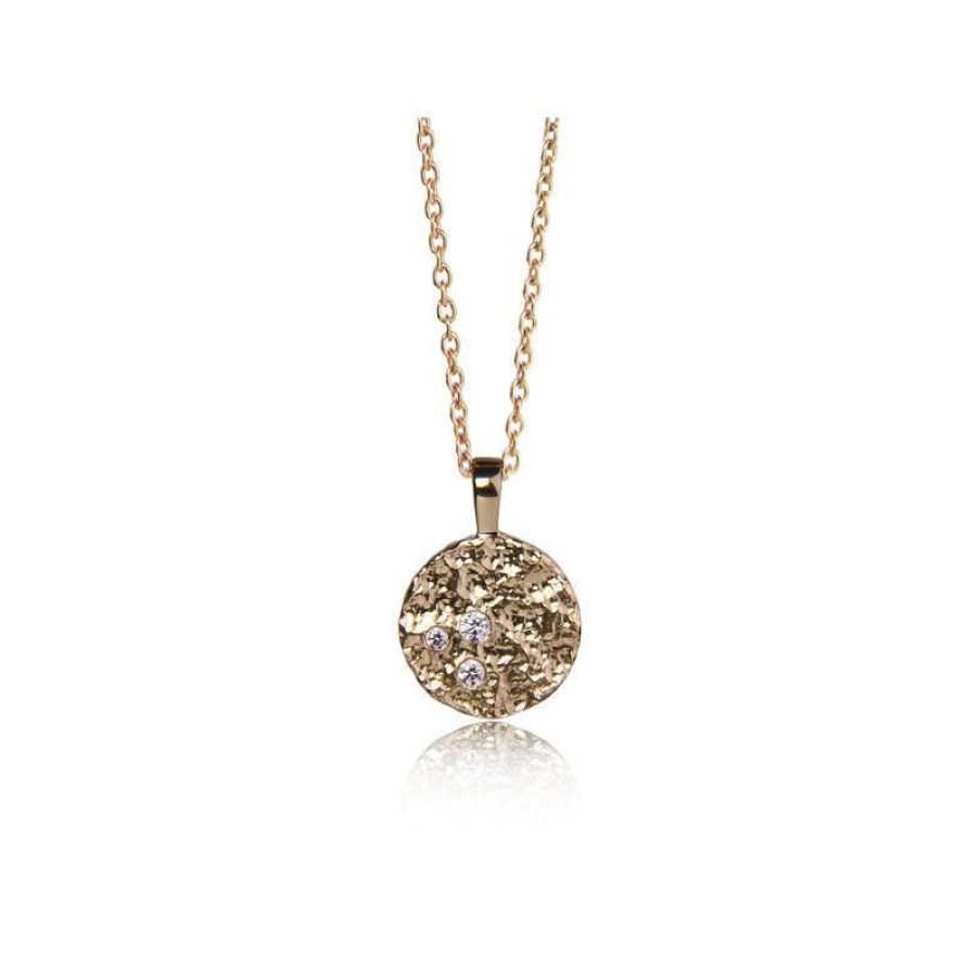 Smykker Jeberg Jewellery | Jeberg Jewellery Piece Of The Moon Halskaede - 4800-42-Gold