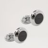 Smykker Mulberry Herresmykker | Mulberry Enamel Coin Cufflink