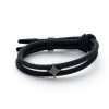 Smykker Alexander Lynggaard CPH Armband Til Maend | Alexander Lynggaard Cph Rod Laver Black Silicone