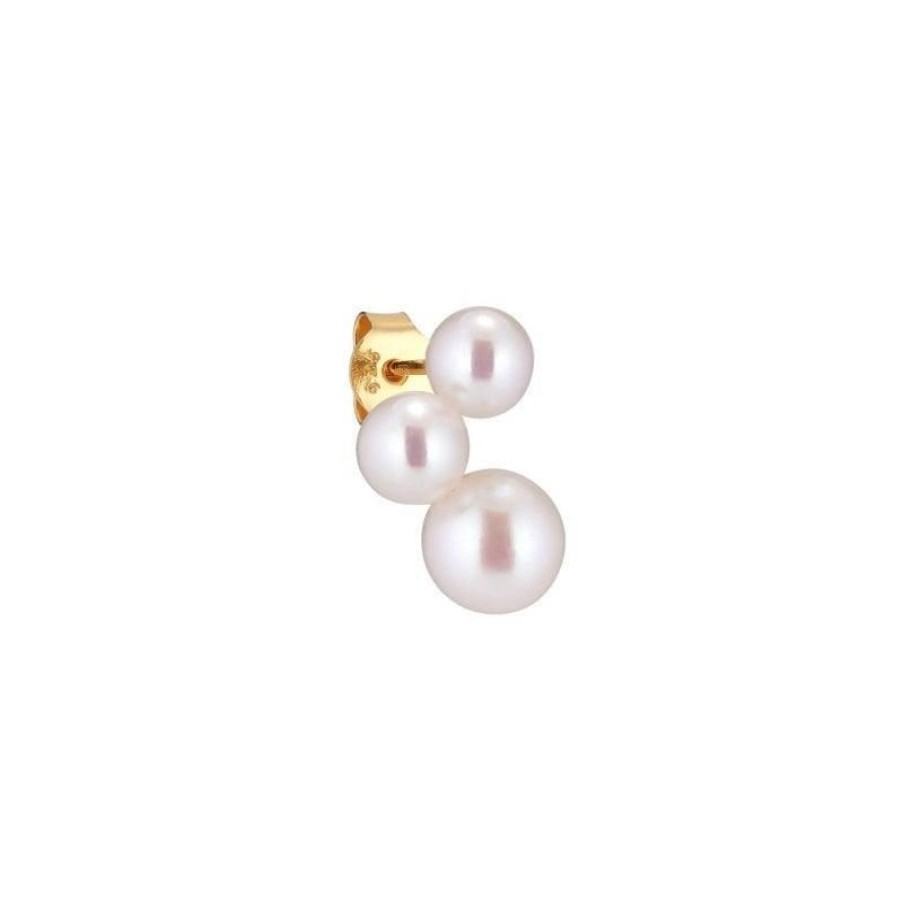 Smykker The Earring Shop Perleoreringe | The Earring Shop Trois Perle Orestik Right - Ss2018