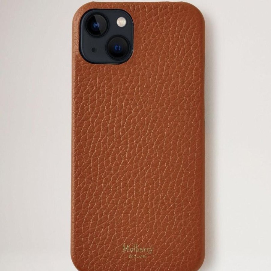 Mulberry Mulberry | Mulberry Iphone 13 Cover - Heavy Grain Chestnut