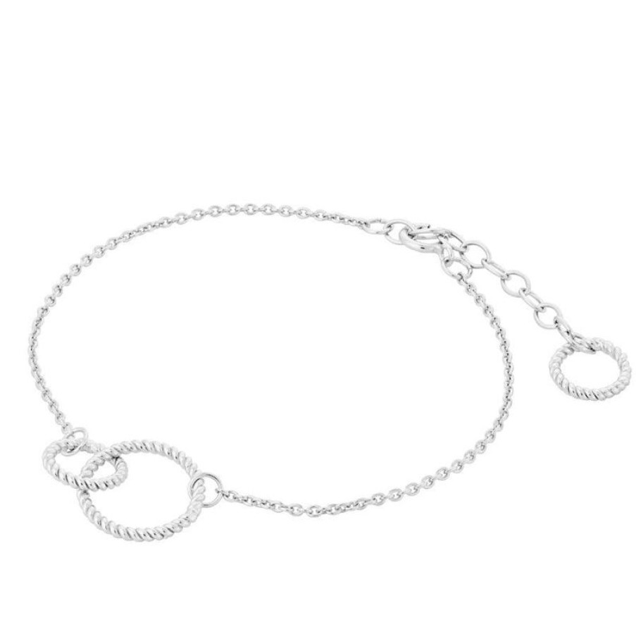 Smykker Pernille Corydon Solv Armband | Pernille Corydon Double Twisted Bracelet Solv - B-228-S