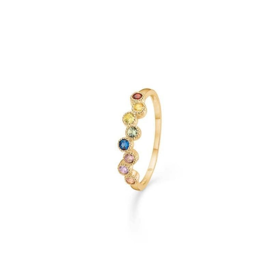 Smykker Mads Z Guld Ringe | Mads Z 8 Kt. Dido Colour Ring - 3347171