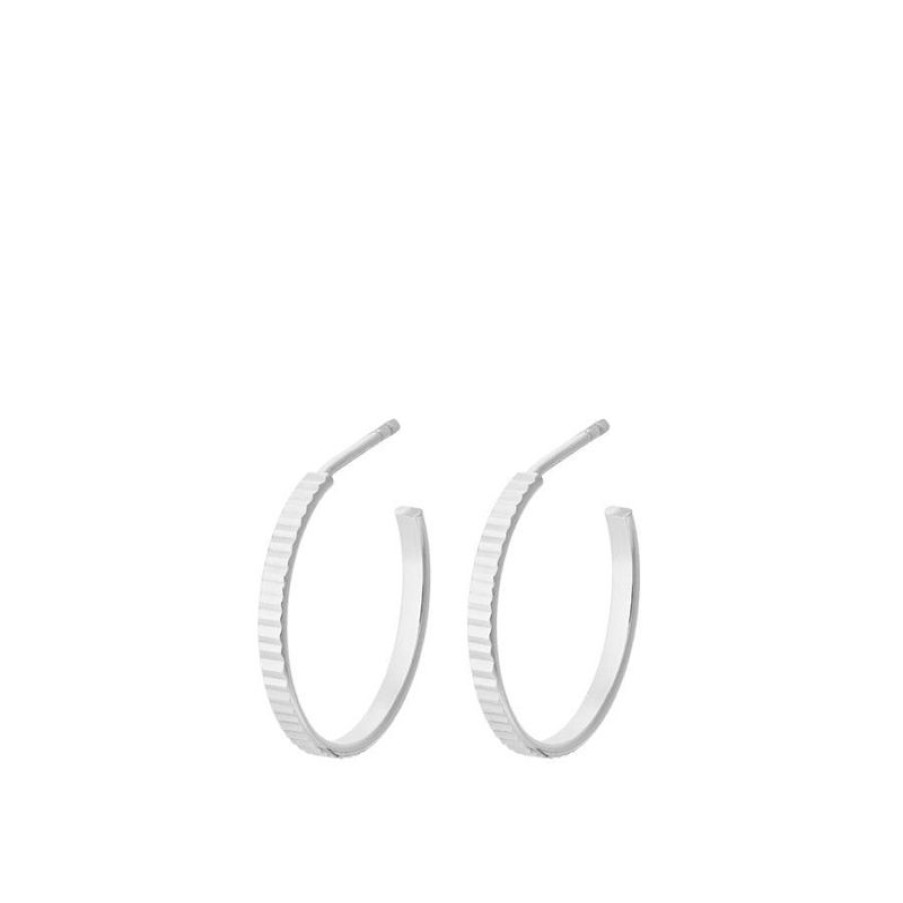 Smykker Pernille Corydon Creoler & Hoops | Pernille Corydon Sea Reflection Hoops - E-484-S