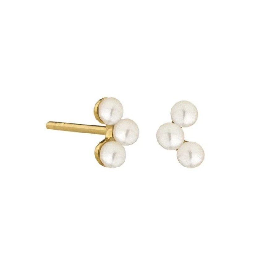 Smykker Jeberg Jewellery Orestikker | Jeberg Jewellery Cordelia Pearl Arch Stud