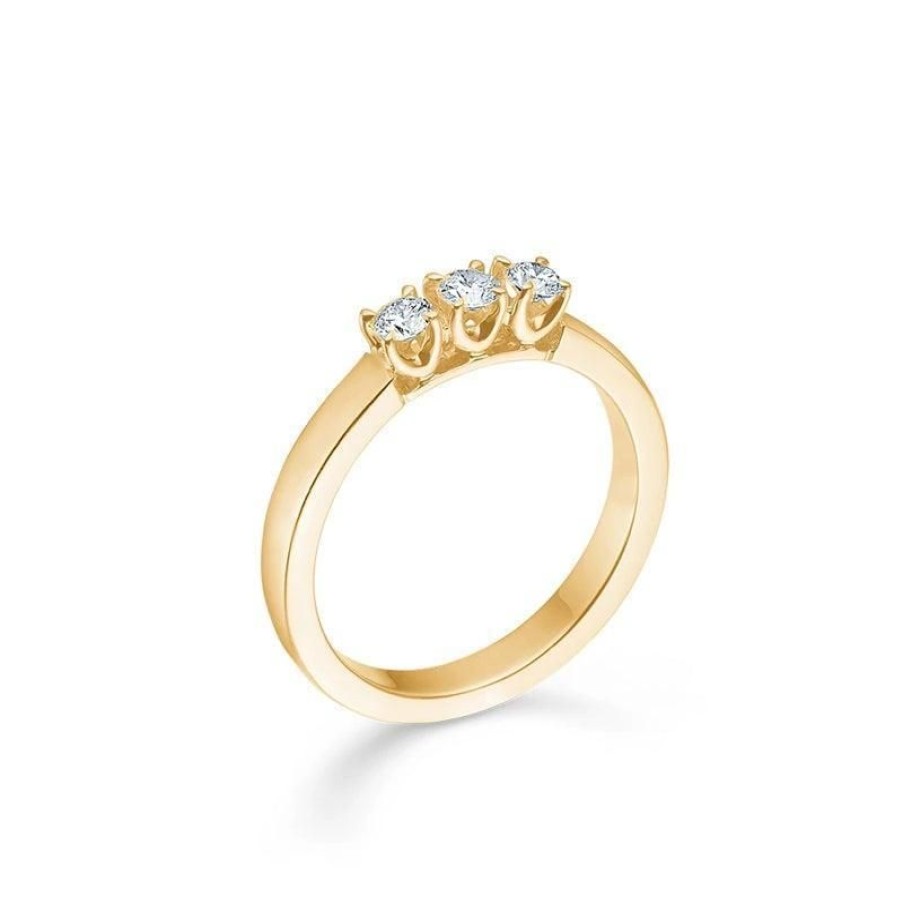 Smykker Mads Z | Mads Z 14Kt. Crown Alliancering Diamanter 0.27 Ct.