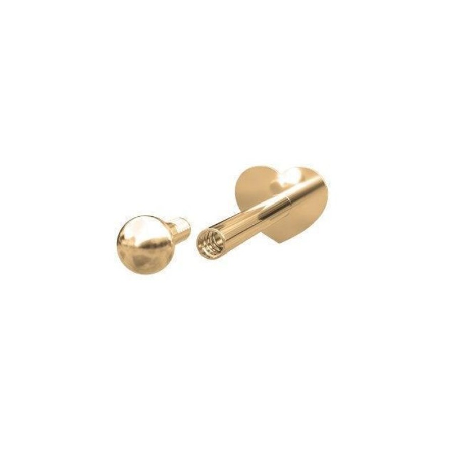 Smykker Nordahl Andersen Oreringe | Nordahl 14Kt Guld Piercing M.Kugle