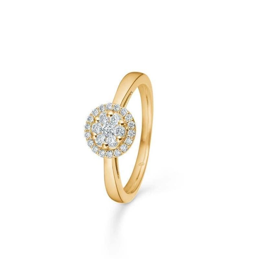 Smykker Mads Z Diamant Ringe | Mads Z 14Kt Eleanor Ring Med Brillanter