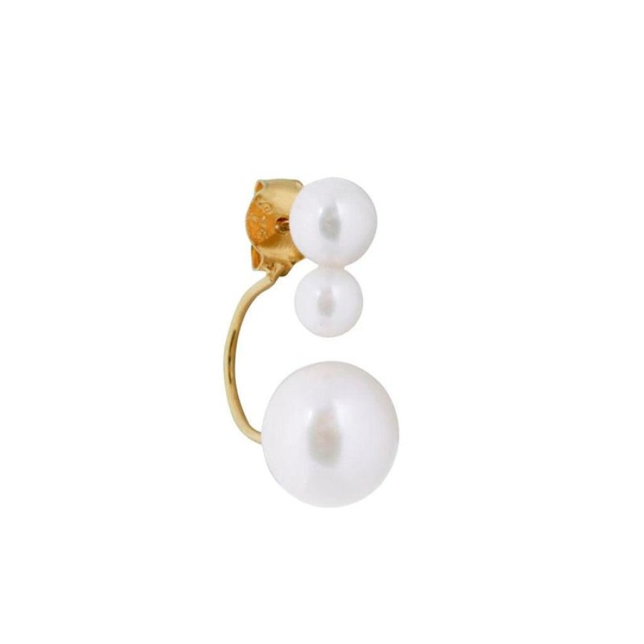 Smykker The Earring Shop Oreringe | The Earring Shop White Moon Orestik - Ss2203