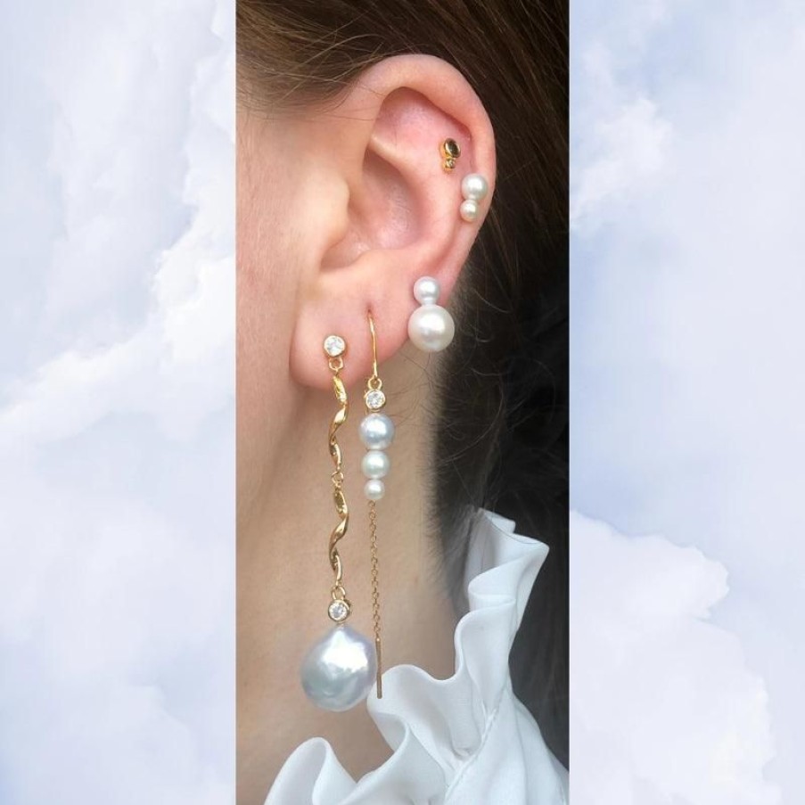 Smykker The Earring Shop Kaedeoreringe | The Earring Shop Nuit Hook Threader Kaede Orering - Ss2220