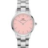 Ure Daniel Wellington Dameure | Daniel Wellington Iconic Link Pastel Pink 28Mm - Dw00100534