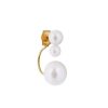 Smykker The Earring Shop Perleoreringe | The Earring Shop White Moon Orestik - Ss2203