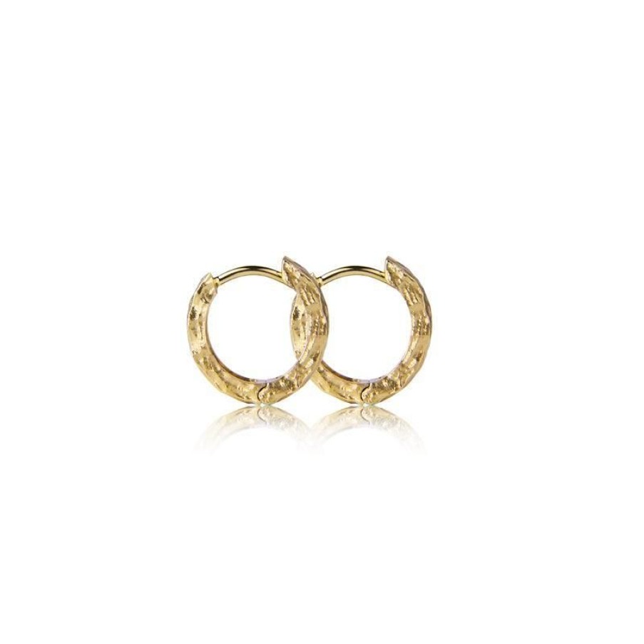 Smykker Jeberg Jewellery Creoler & Hoops | Jeberg Jewellery Piece Of The Moon Huggies - 5655