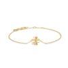 Smykker Mads Z Bornesmykker | Mads Z 8 Kt. Clover Armband Guld Firklover