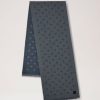 Mulberry Mulberry | Mulberry Mens Scarf Tree Jacquard Charcoal