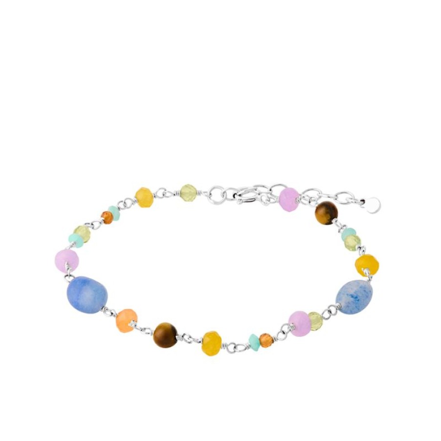 Smykker Pernille Corydon Perlearmband | Pernille Corydon Summer Shades Solv Armband