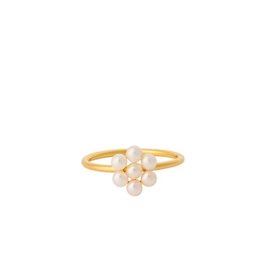 Smykker Pernille Corydon Forgyldte Ringe | Pernille Corydon Ocean Bloom Ring