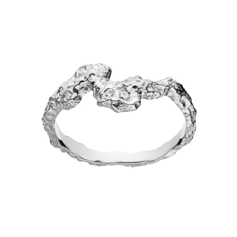 Smykker Maanesten Solv Ringe | Maanesten Frida Ring I Solv - 4775C