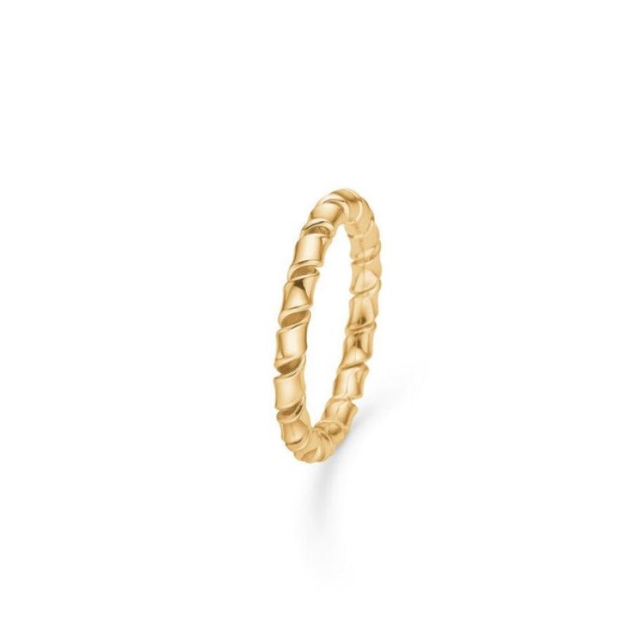 Smykker Mads Z Guld Ringe | Mads Z 14 Kt Poetry Coil Ring - 1540060