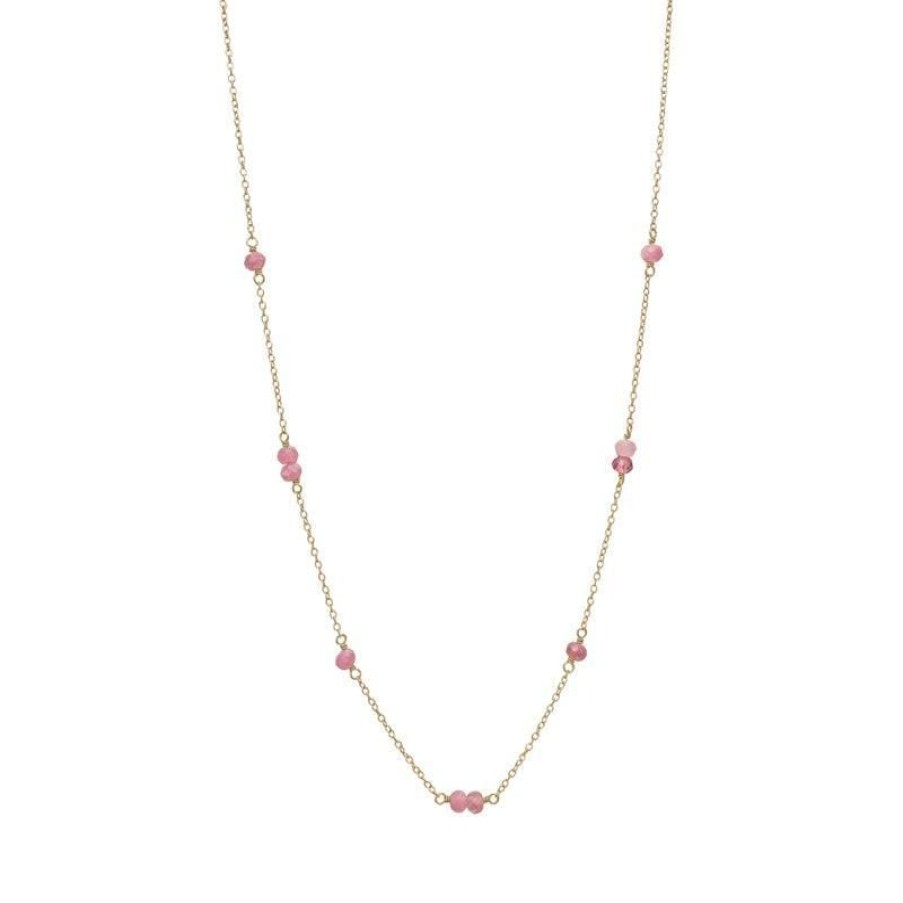 Smykker Carré Jewellery | Carre Halskaede Med Pink Tourmalin - Fc4335Trp