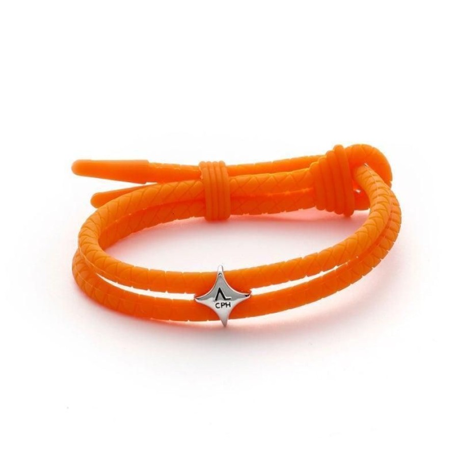 Smykker Alexander Lynggaard CPH Herresmykker | Alexander Lynggaard Cph Roland Garros Orange Silicone