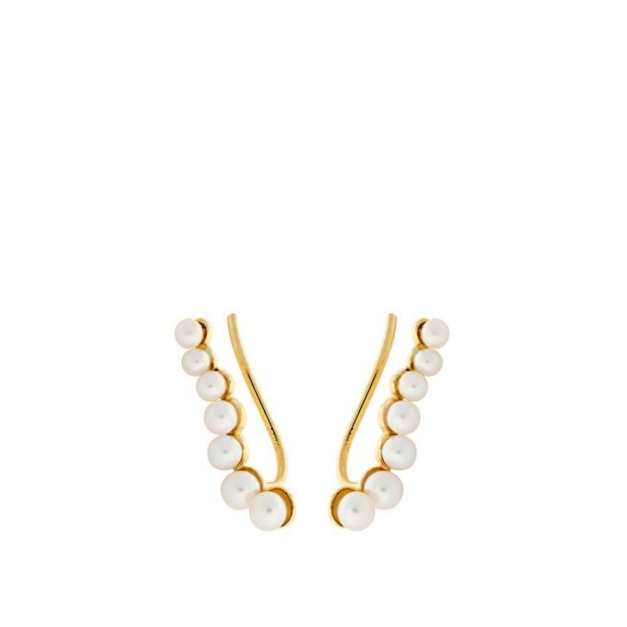 Smykker Pernille Corydon Oreringe | Pernille Corydon Ocean Treasure Ear Climbers - E-437-Gp