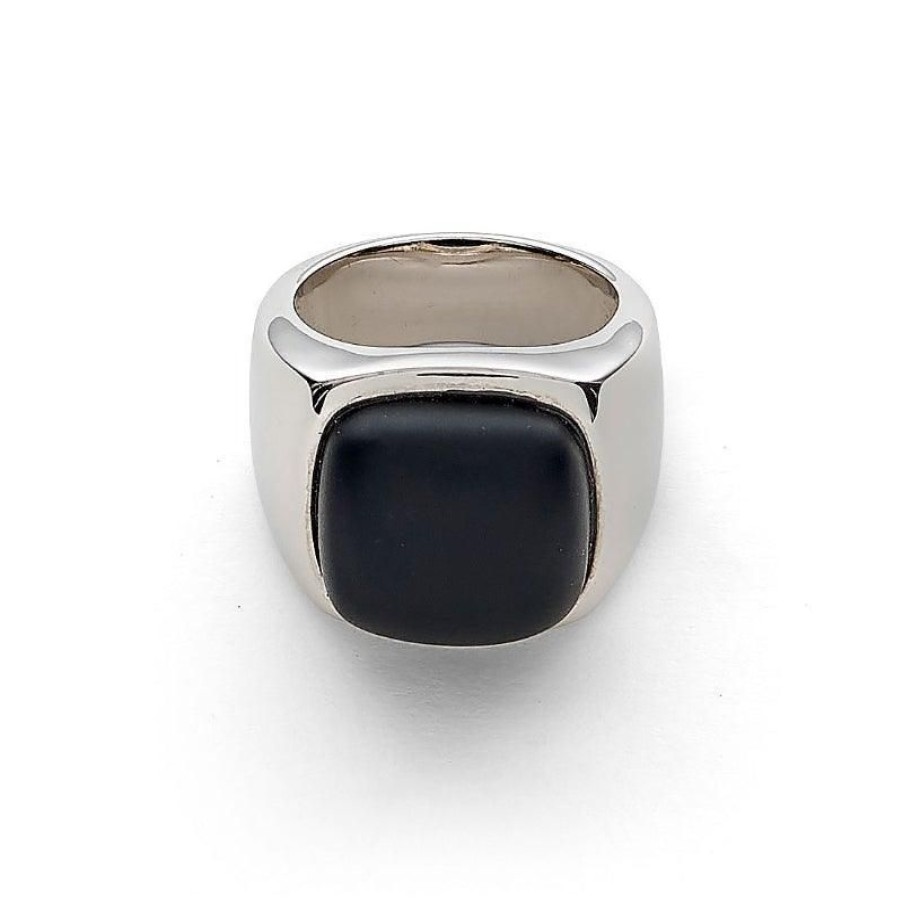 Smykker Alexander Lynggaard CPH Herresmykker | Alexander Lynggaard Cph Hope Signet Ring Black Onyx