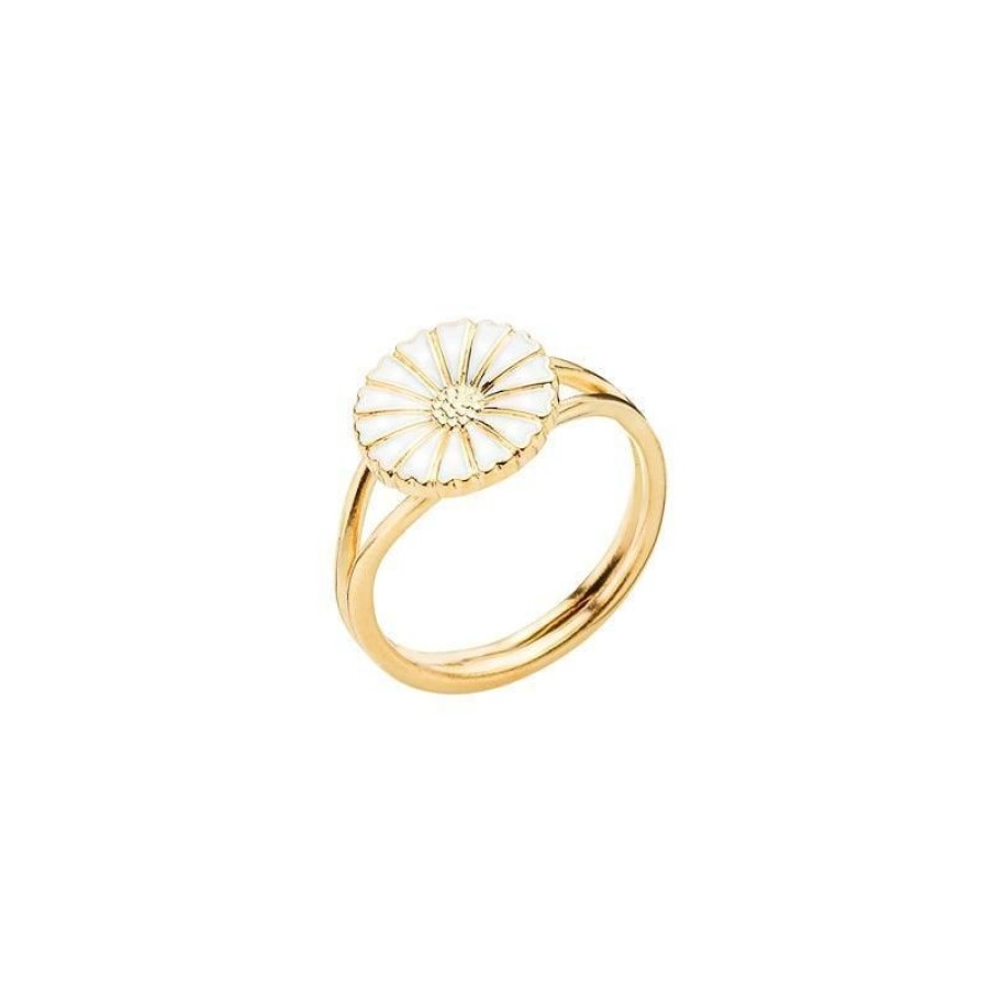 Smykker Lund Copenhagen | Marguerit Forgyldt Guld Ring 11Mm - 907011-M