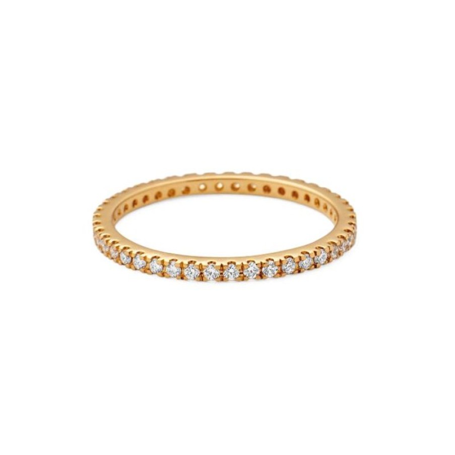 Smykker Ro Copenhagen Guld Ringe | Ro Copenhagen 18 Kt. Rock Classic Dimant Ring