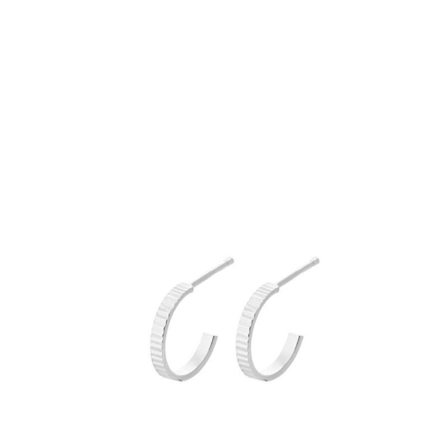 Smykker Pernille Corydon Creoler & Hoops | Pernille Corydon Sea Reflection Mini Hoops - E-483-S