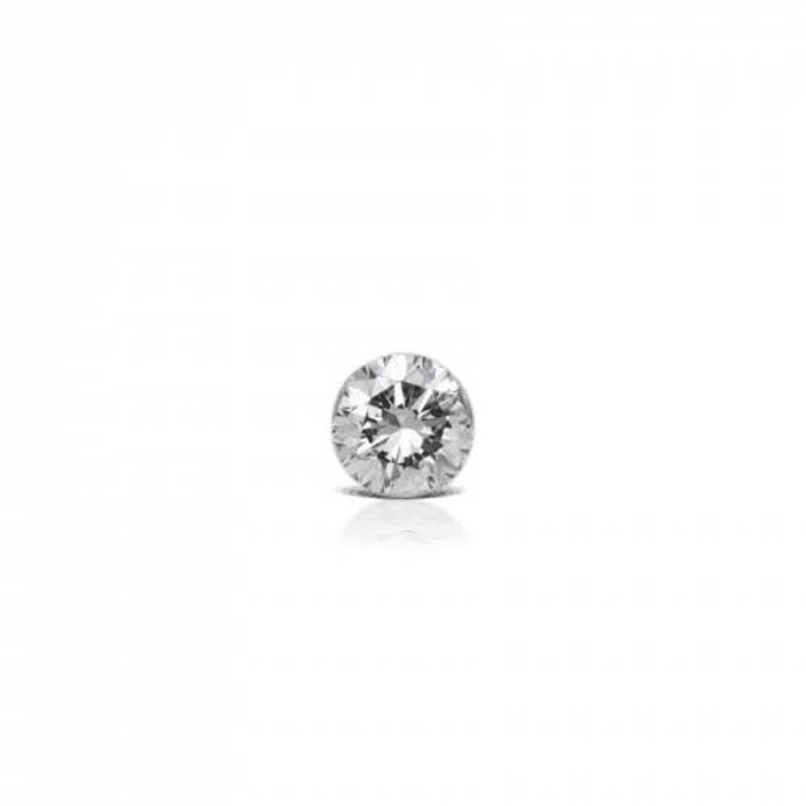 Smykker MARIA TASH Piercinger | Maria Tash 2.5Mm Invisible Set Diamond Threaded Stud 18Kt