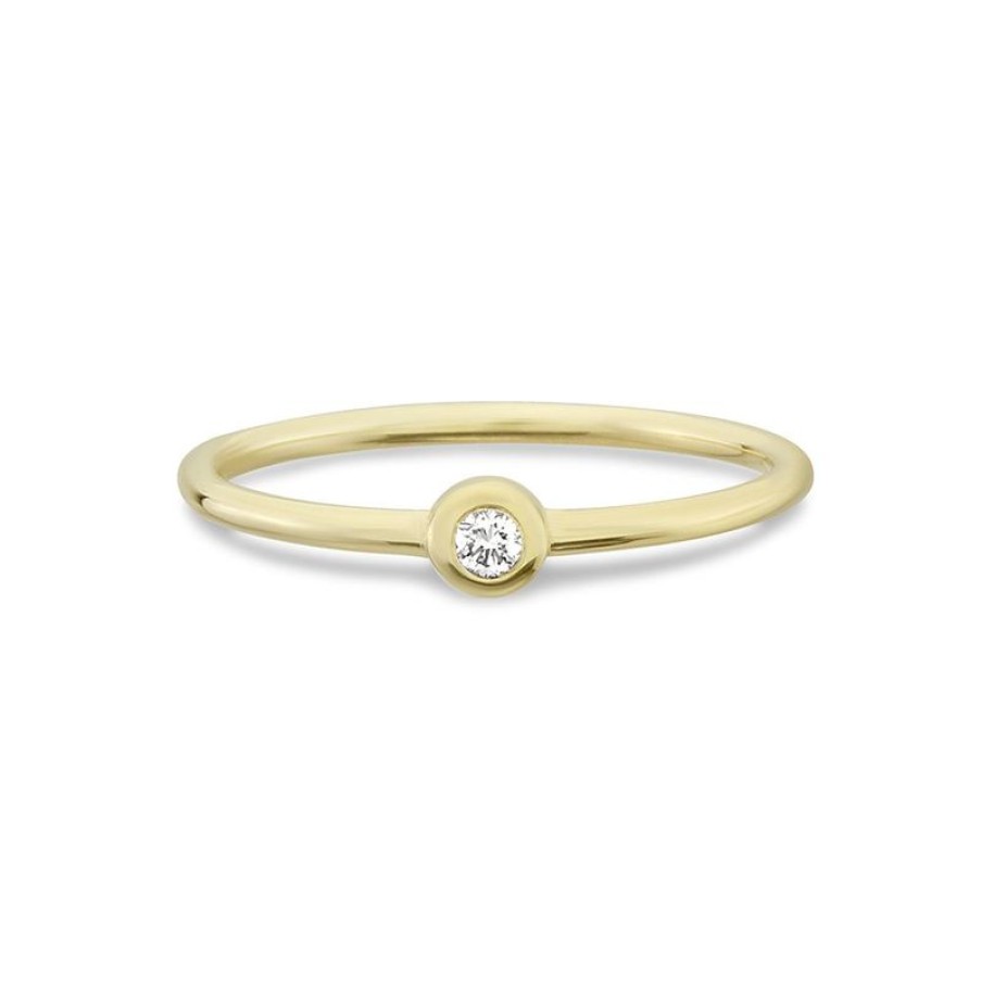 Smykker Nuran Guld Ringe | Nuran Zoe Guldring I 14 Karat 0,03Ct W/Si